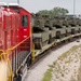 Rail Operations Center Ships III Armored Corps Vehicles to D.C.