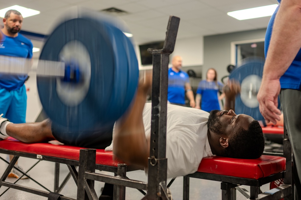 Air Force Warrior Games Athletes complete first day of Warrior Games training camp
