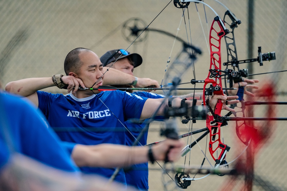 Air Force Warrior Games Athletes complete first day of Warrior Games training camp