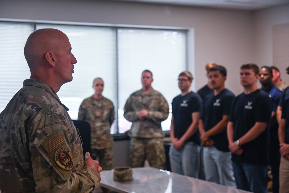 CMSAF Flosi engages with Airmen across Herk Nation