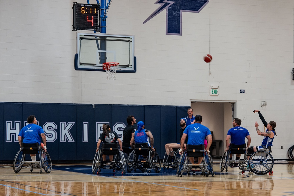 Air Force Warrior Games Athletes complete second day of training at the U.S. Air Force Academy