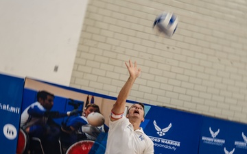 Air Force veterans learn adaptive sports at an Air Force Wounded Warrior care event