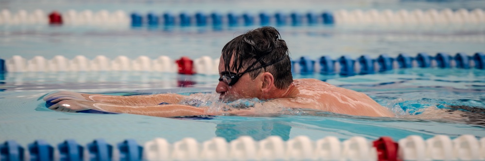 Air Force veterans learn adaptive sports at an Air Force Wounded Warrior care event