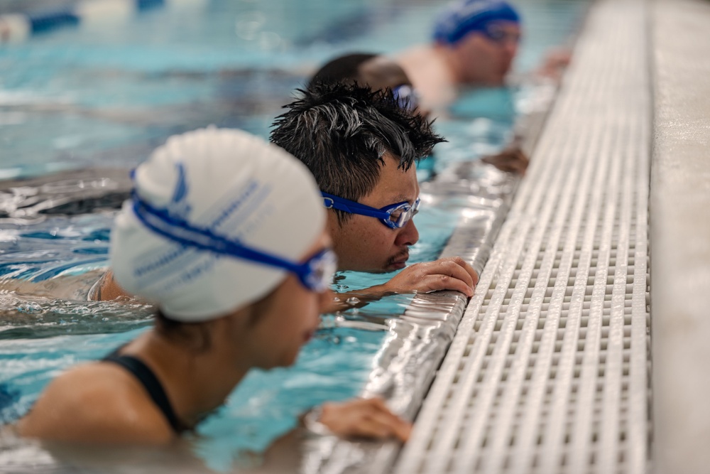 Air Force veterans learn adaptive sports at an Air Force Wounded Warrior care event