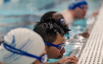 Air Force veterans learn adaptive sports at an Air Force Wounded Warrior care event