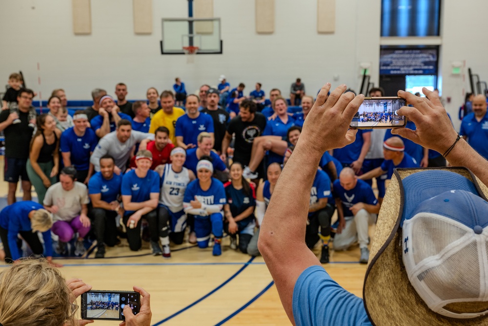 Air Force Wounded Warriors train in preparation for Warrior Games
