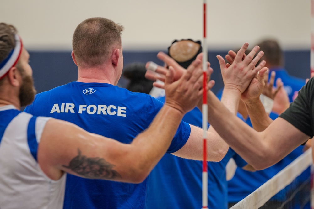 Air Force Wounded Warriors train in preparation for Warrior Games