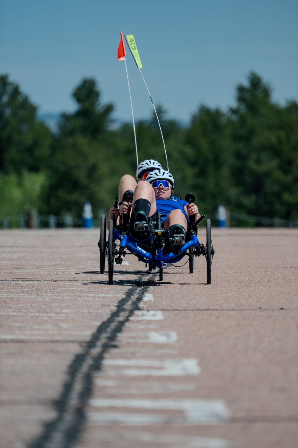 Air Force Wounded Warriors train in preparation for Warrior Games