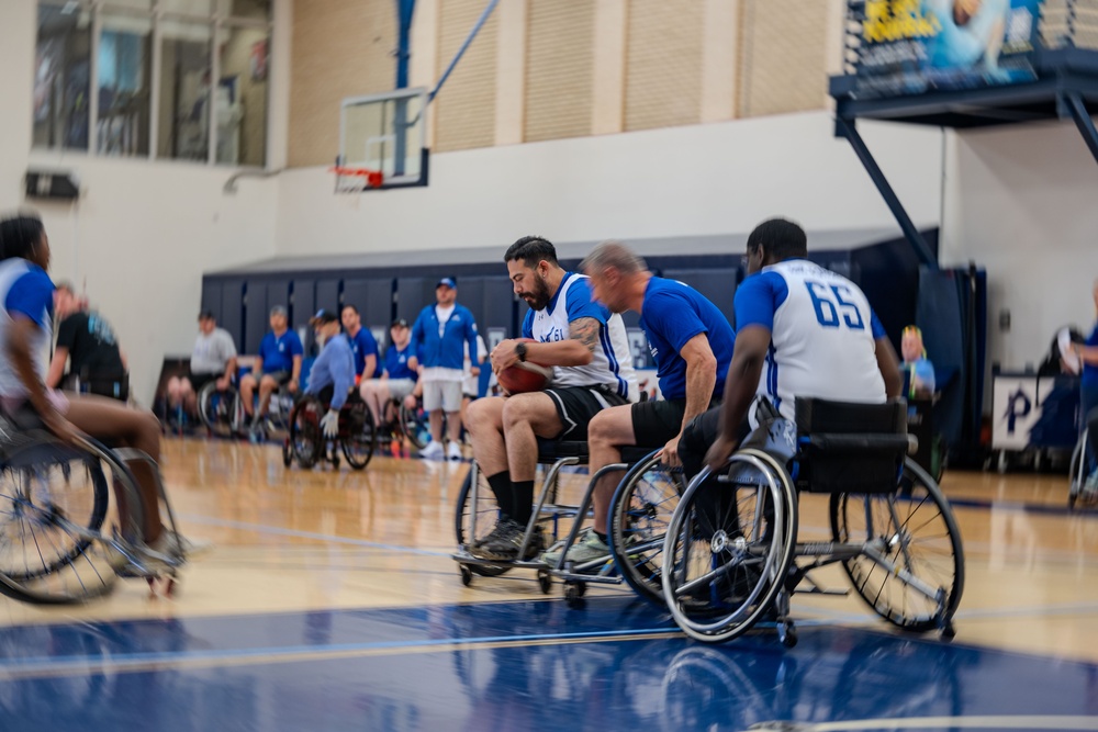 Air Force Wounded Warriors try out adaptive sports at AFW2 CARE event