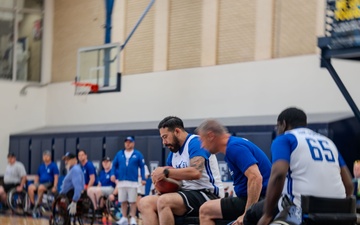 Air Force Wounded Warriors try out adaptive sports at AFW2 CARE event