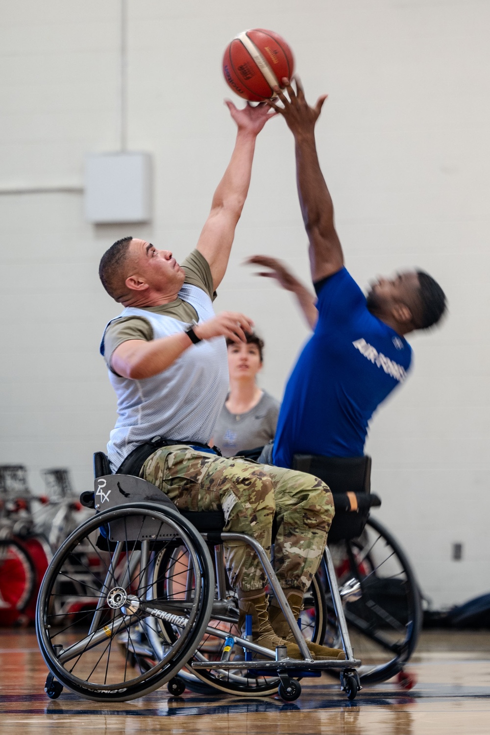 Air Force Wounded Warriors try out adaptive sports at AFW2 CARE event