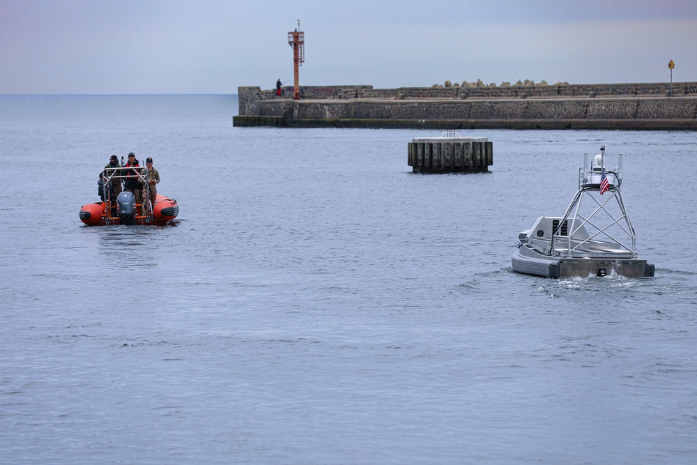 A Global Autonomous Reconnaissance Craft is Deployed during BALTOPS 25