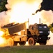 1-181st Field Artillery Regiment fires HIMARS
