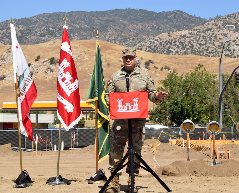 USACE Sacramento District breaks ground on Lake Isabella Visitor Center