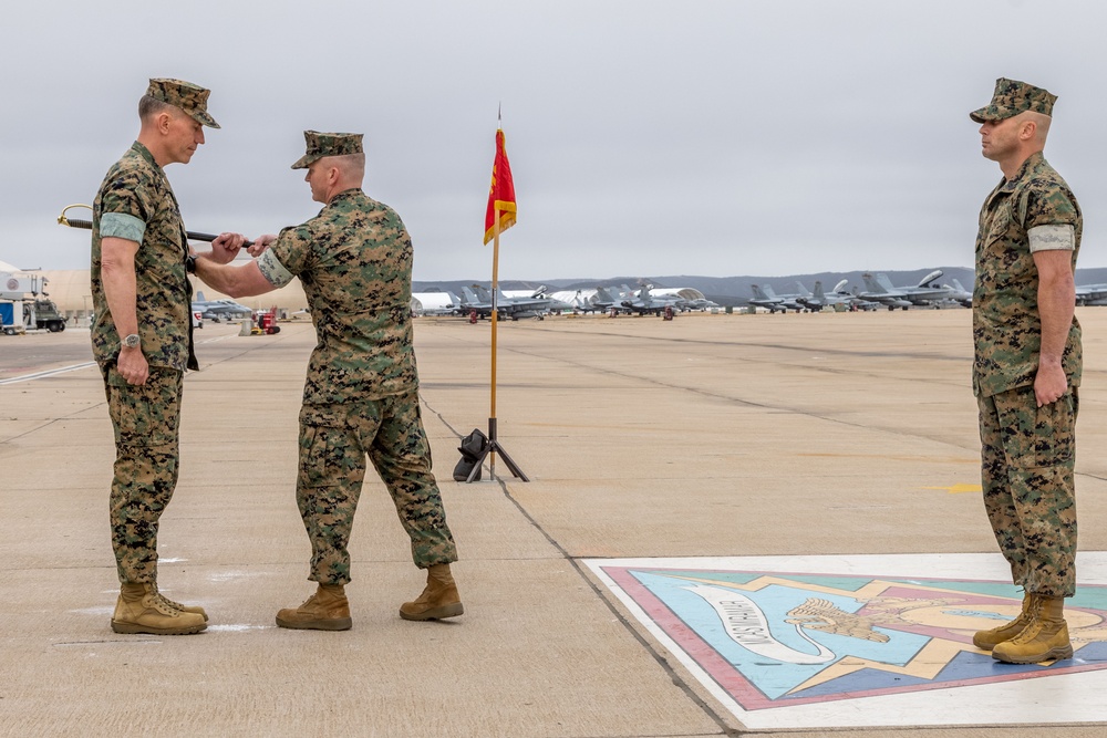 MAG-11 Sergeant Major Relief and Appointment