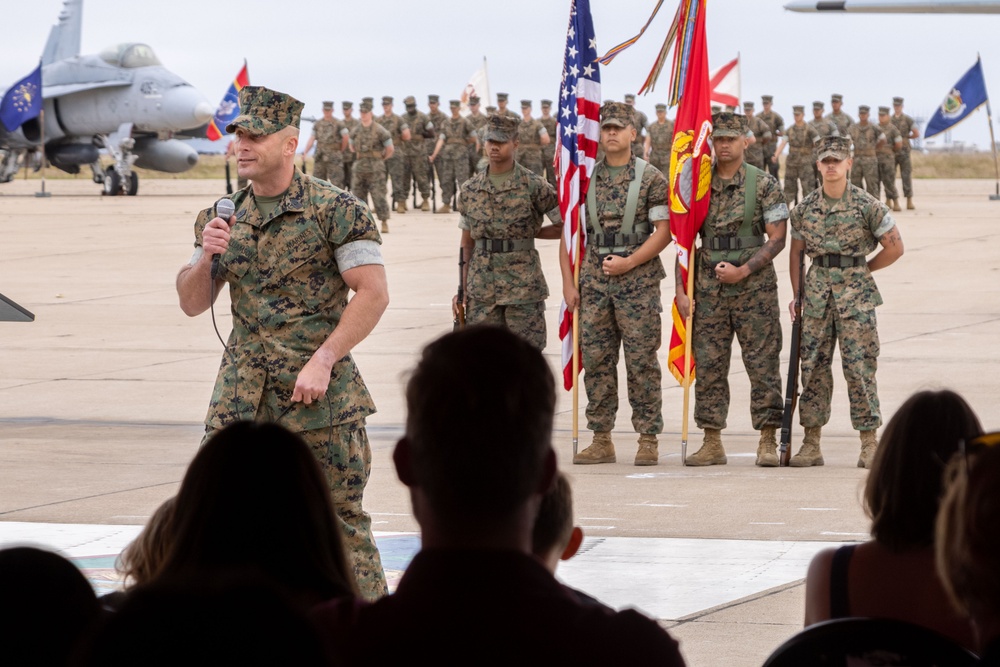 MAG-11 Sergeant Major Relief and Appointment