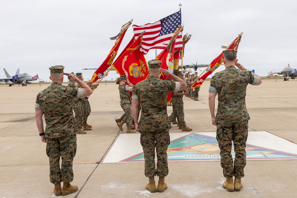 MAG-11 Sergeant Major Relief and Appointment