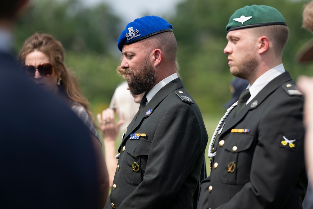 Military Funeral Honors are Conducted for U.S. Army Pfc. Darrell Bush in Section 81