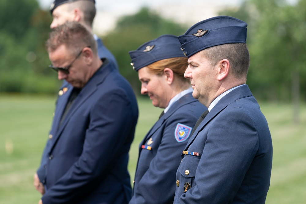Military Funeral Honors are Conducted for U.S. Army Pfc. Darrell Bush in Section 81