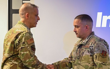 104th Fighter Wing award Vazquez with Air and Space Achievement Medal