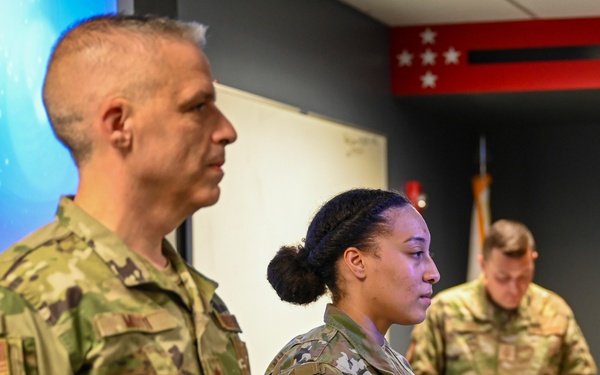 104th Fighter Wing awards Franco-Rodriguez with Air and Space Achievement Medal