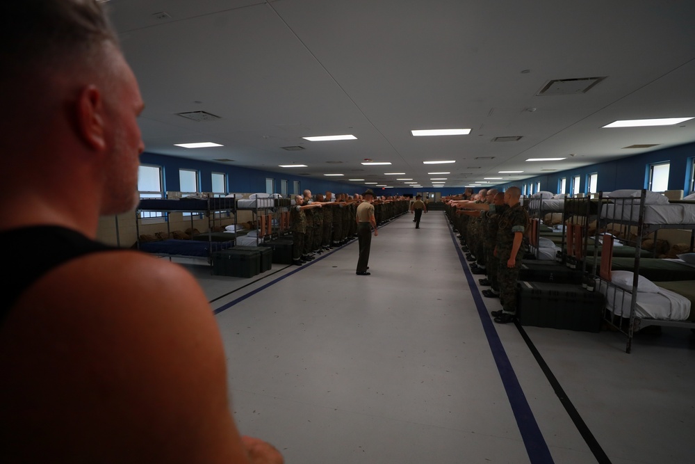Pat McAfee Visits Marine Corps Recruit Depot Parris Island S.C.