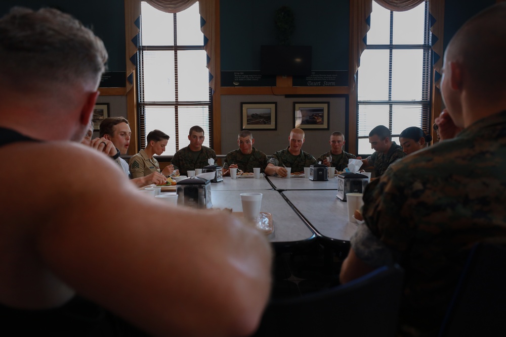 Pat McAfee Visits Marine Corps Recruit Depot Parris Island S.C.