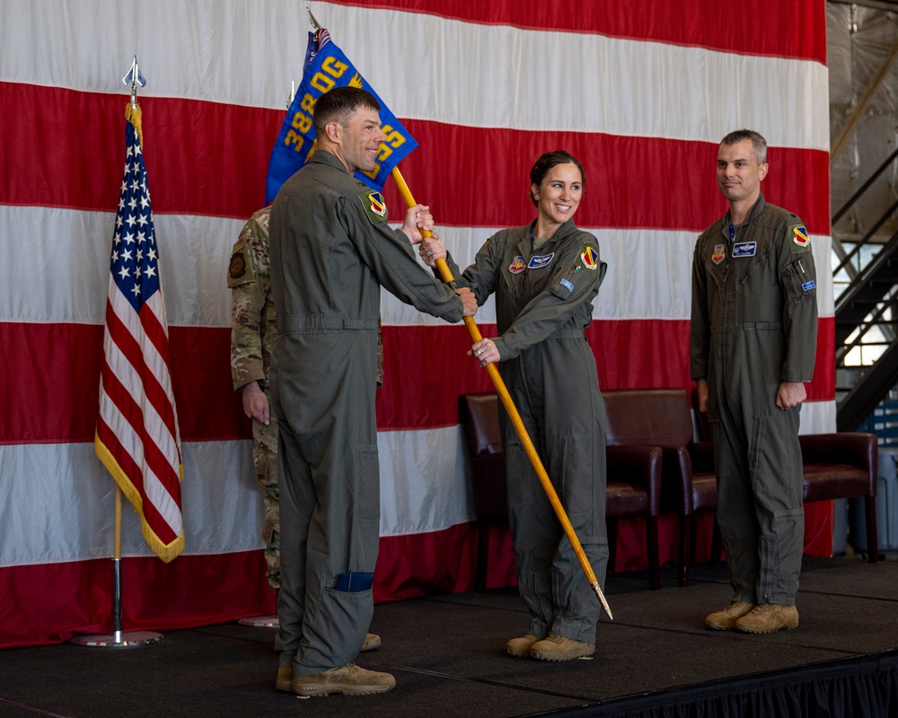 388th OSS Change of Command
