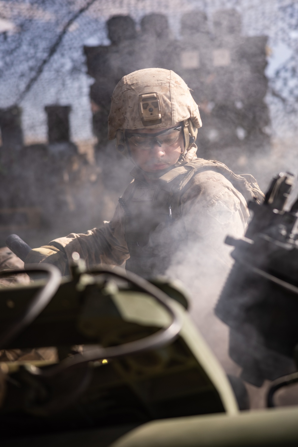 Hotel Battery 3/14 fires Howitzers during ITX 3-25