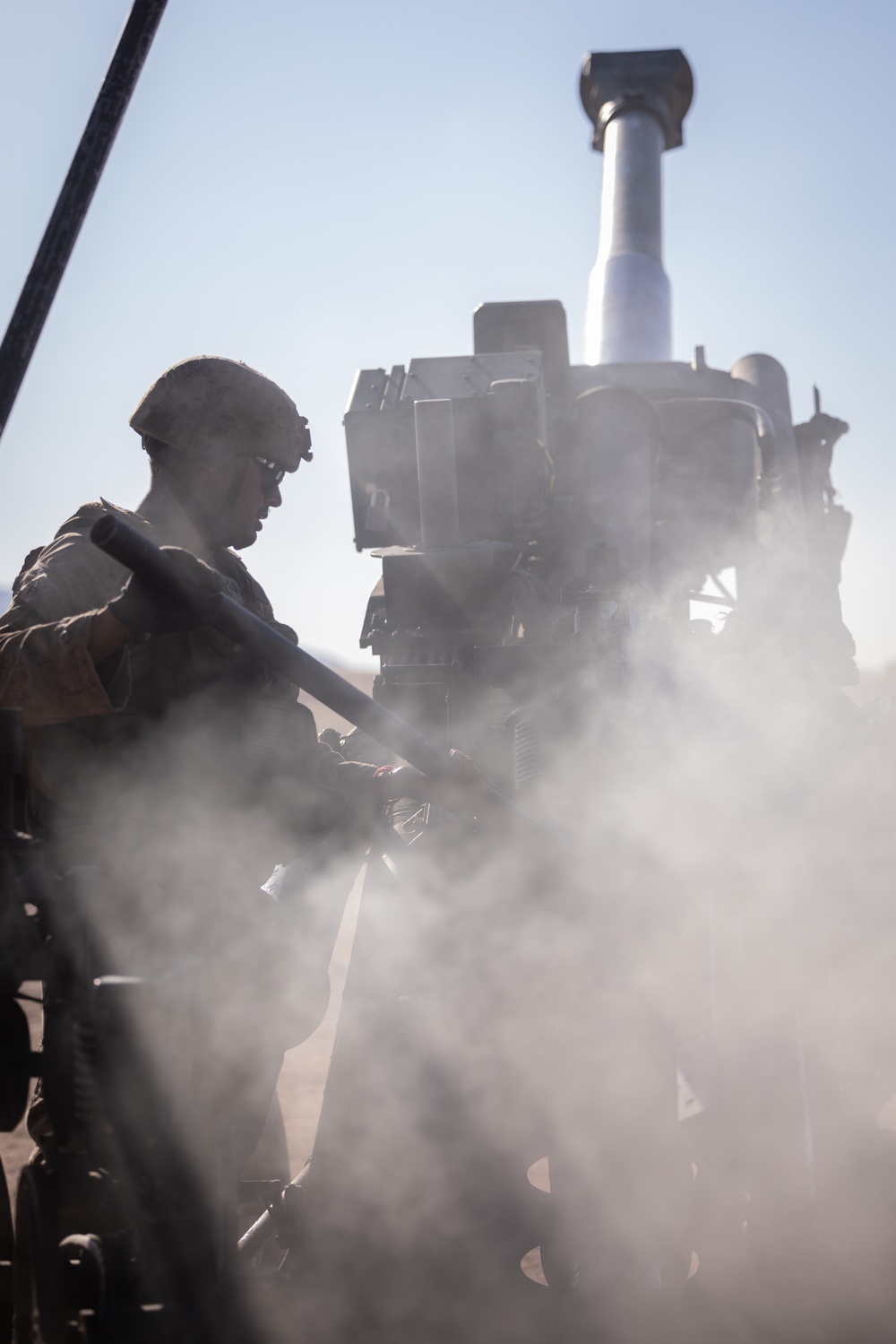 Hotel Battery 3/14 fires Howitzers during ITX 3-25