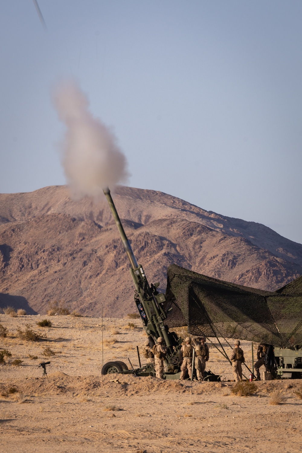 Hotel Battery 3/14 fires Howitzers during ITX 3-25