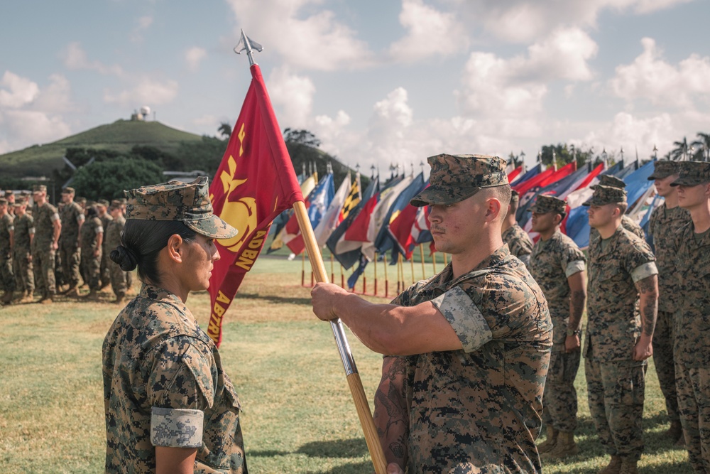1st LAAD Change of Command Ceremony at MCBH