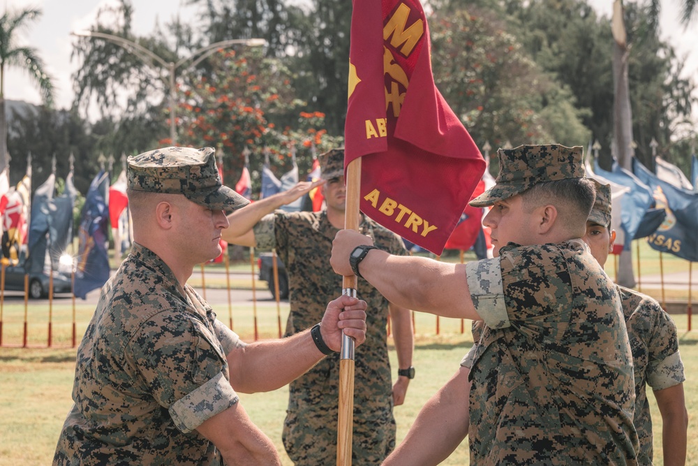 1st LAAD Change of Command Ceremony at MCBH