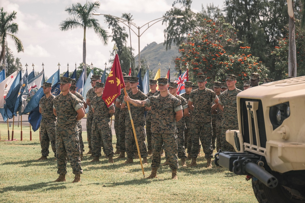 1st LAAD Change of Command Ceremony at MCBH