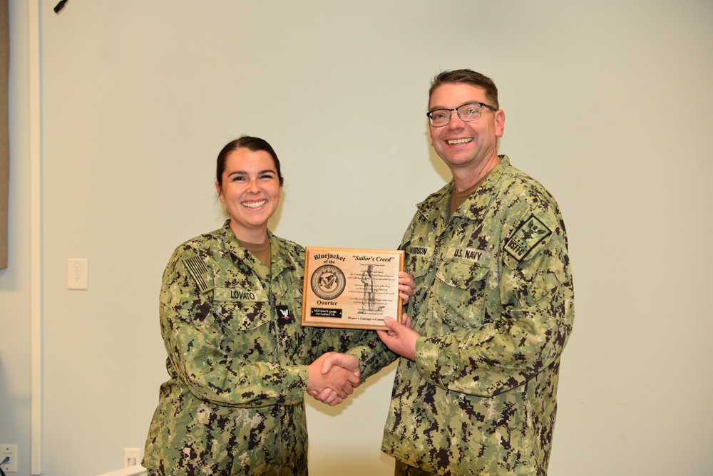 MU3 Erica Lovato selected as USFF Bluejacket of the Quarter
