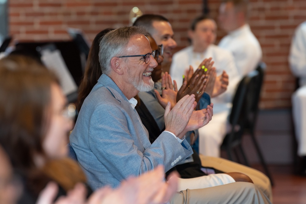U.S. Navy Band hosts retirement ceremony for Commander C.S. White