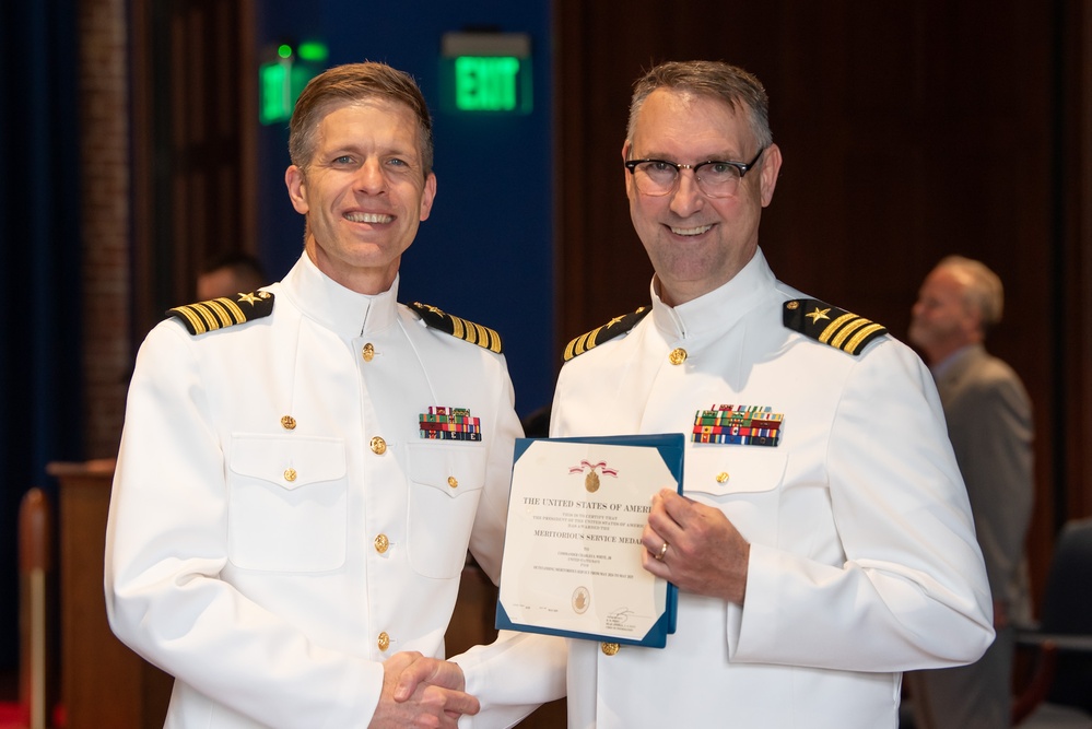 U.S. Navy Band hosts retirement ceremony for Commander C.S. White