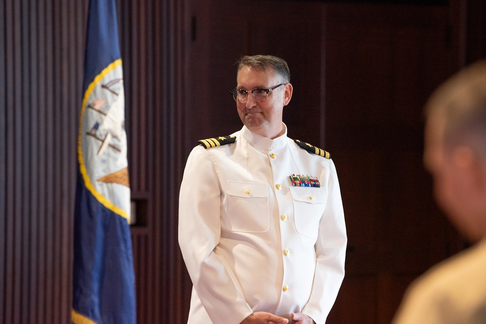 U.S. Navy Band hosts retirement ceremony for Commander C.S. White