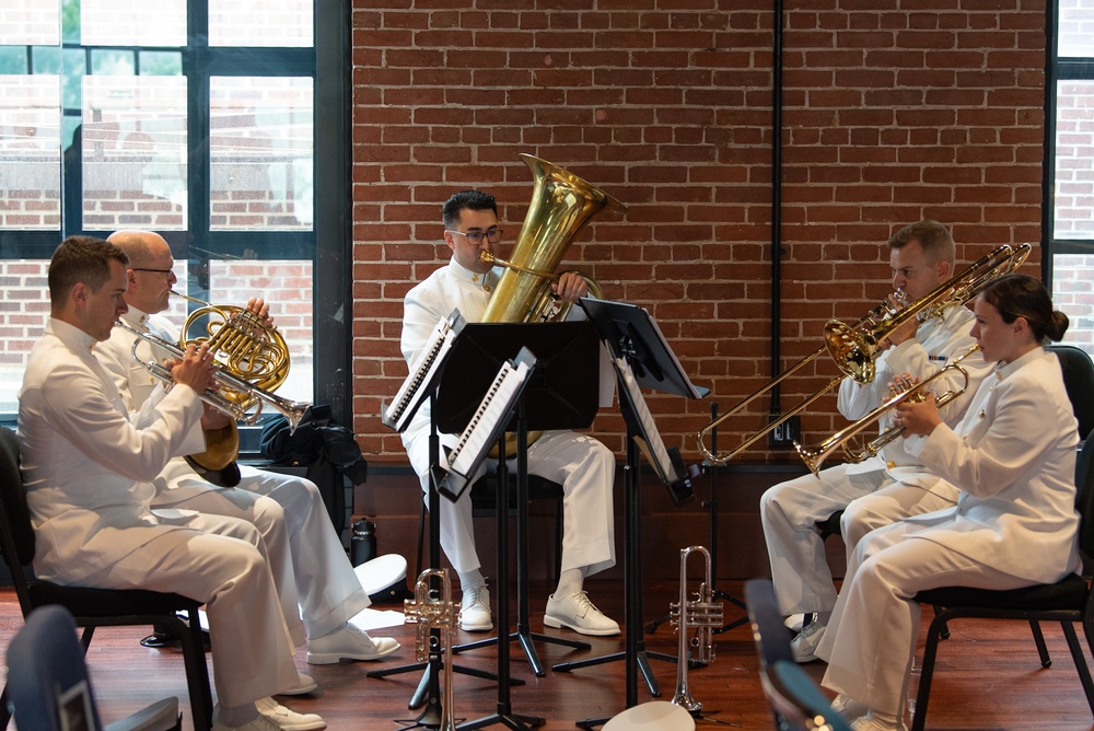 U.S. Navy Band hosts retirement ceremony for Commander C.S. White