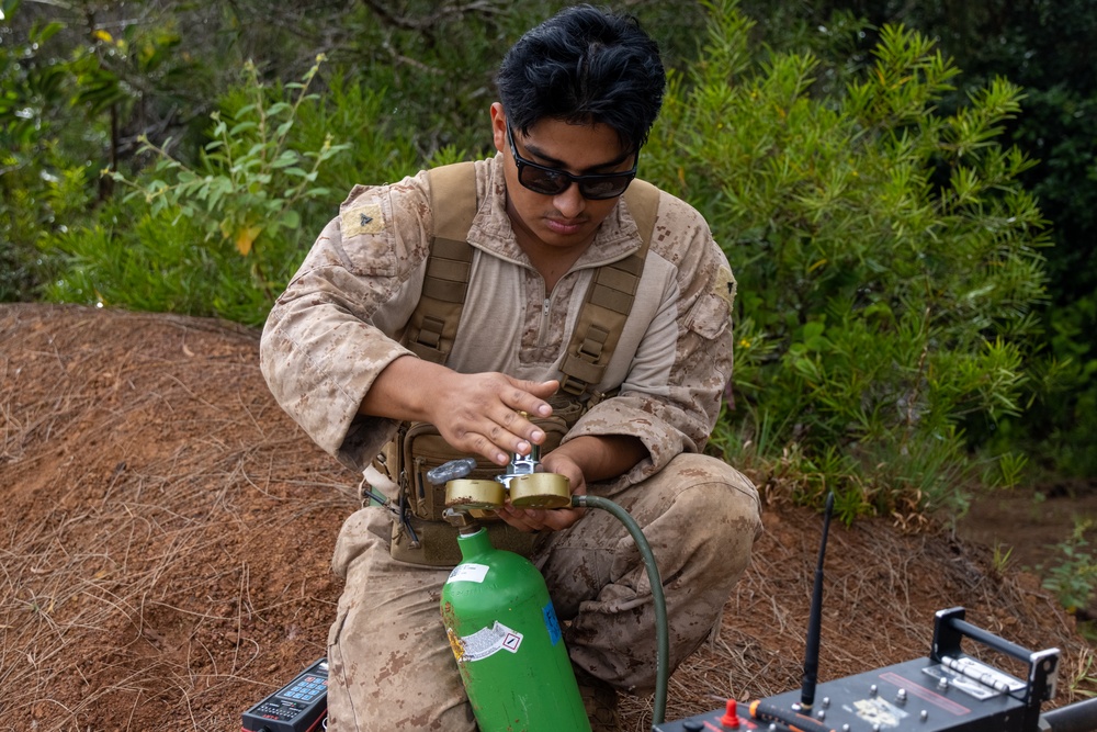 On the Offensive: SOI- West Advanced Infantry Marine Corps class 3-25 conducts offensive maneuvers at KTA