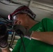 Contractors route cable aboard USS Ronald Reagan (CVN 76)