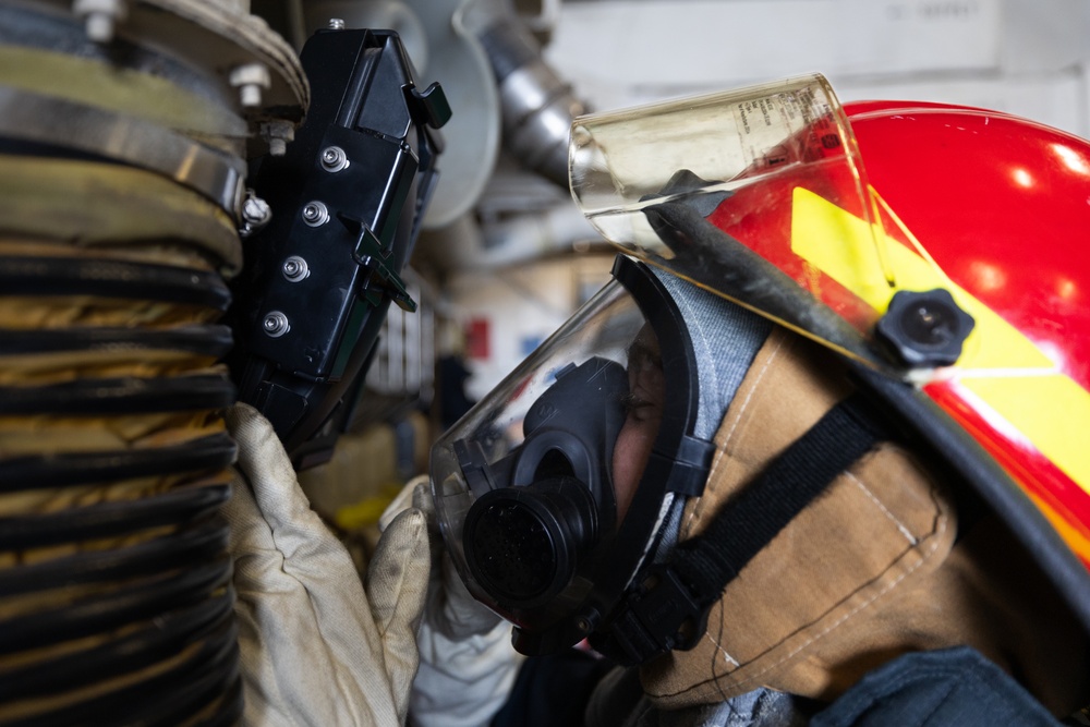 Destroyer Squadron (DESRON) 60 Conducts Mobility Damage Control Warfare (MOB-D) Certification Aboard USS Oscar Austin (DDG 79)