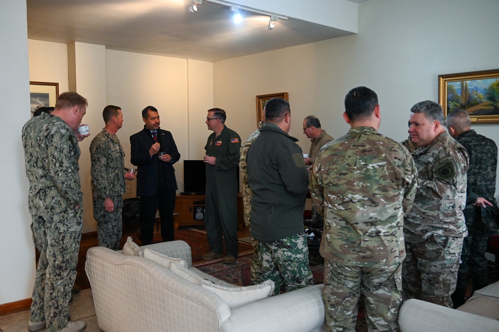 Partner Nation Leaders Visit 433rd AW C-5M During Southern Star ’25