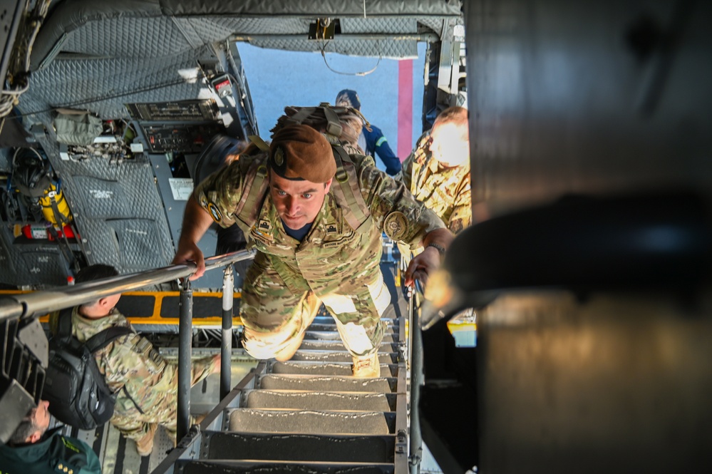 Partner Nation Leaders Visit 433rd AW C-5M During Southern Star ’25