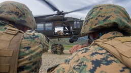 Marines with CLB-23 Conduct a Class on Black Hawk Procedures and Perform Helicopter Support Team Operations with the U.S. National Guard