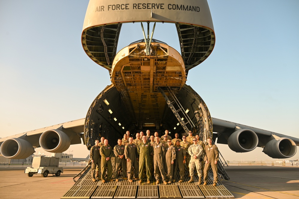Partner Nation Leaders Visit 433rd AW C-5M During Southern Star ’25