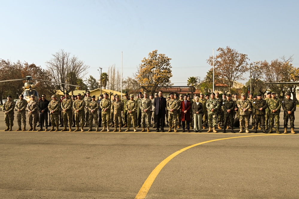 Partner Nation Leaders Visit 433rd AW C-5M During Southern Star ’25