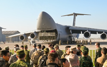 Partner Nation Leaders Visit 433rd AW C-5M During Southern Star ’25