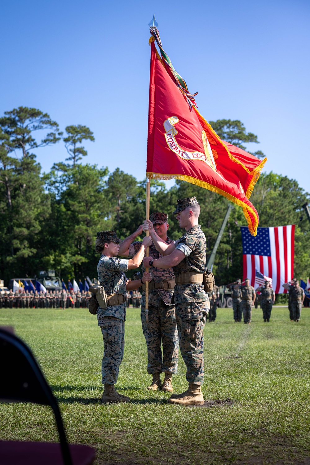 Combat Logistics Battalion 2 Change of Command Ceremony
