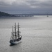 U.S. Coast Guard Cutter Eagle departs Astoria for Rose Festival 2025